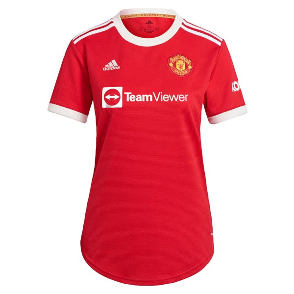 Camiseta Manchester United Primera Equipación Mujer 2021/2022 Rojo